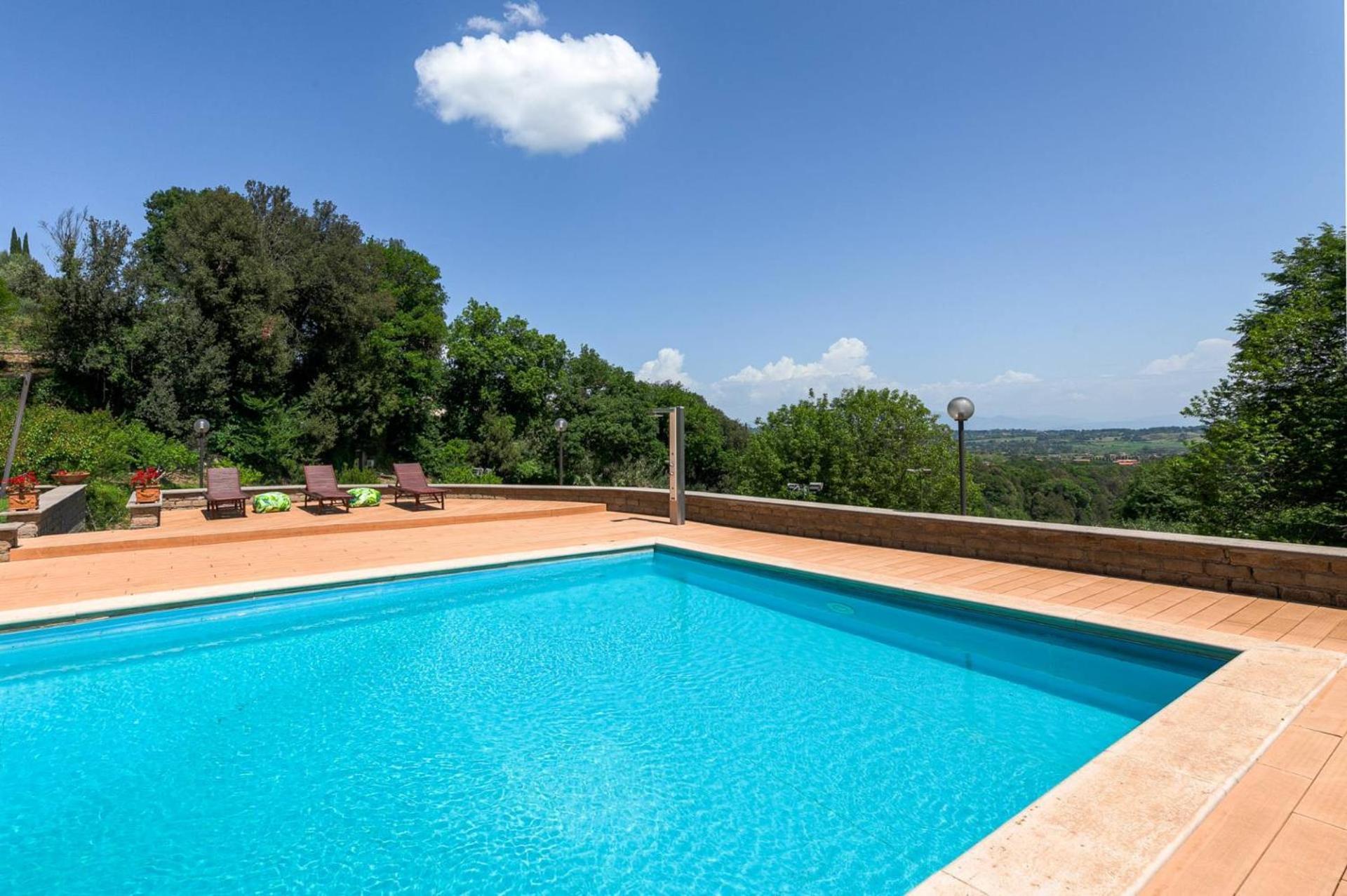 Villa Carolina - Piscina E Parco Panoramico Campagnano Di Roma Εξωτερικό φωτογραφία