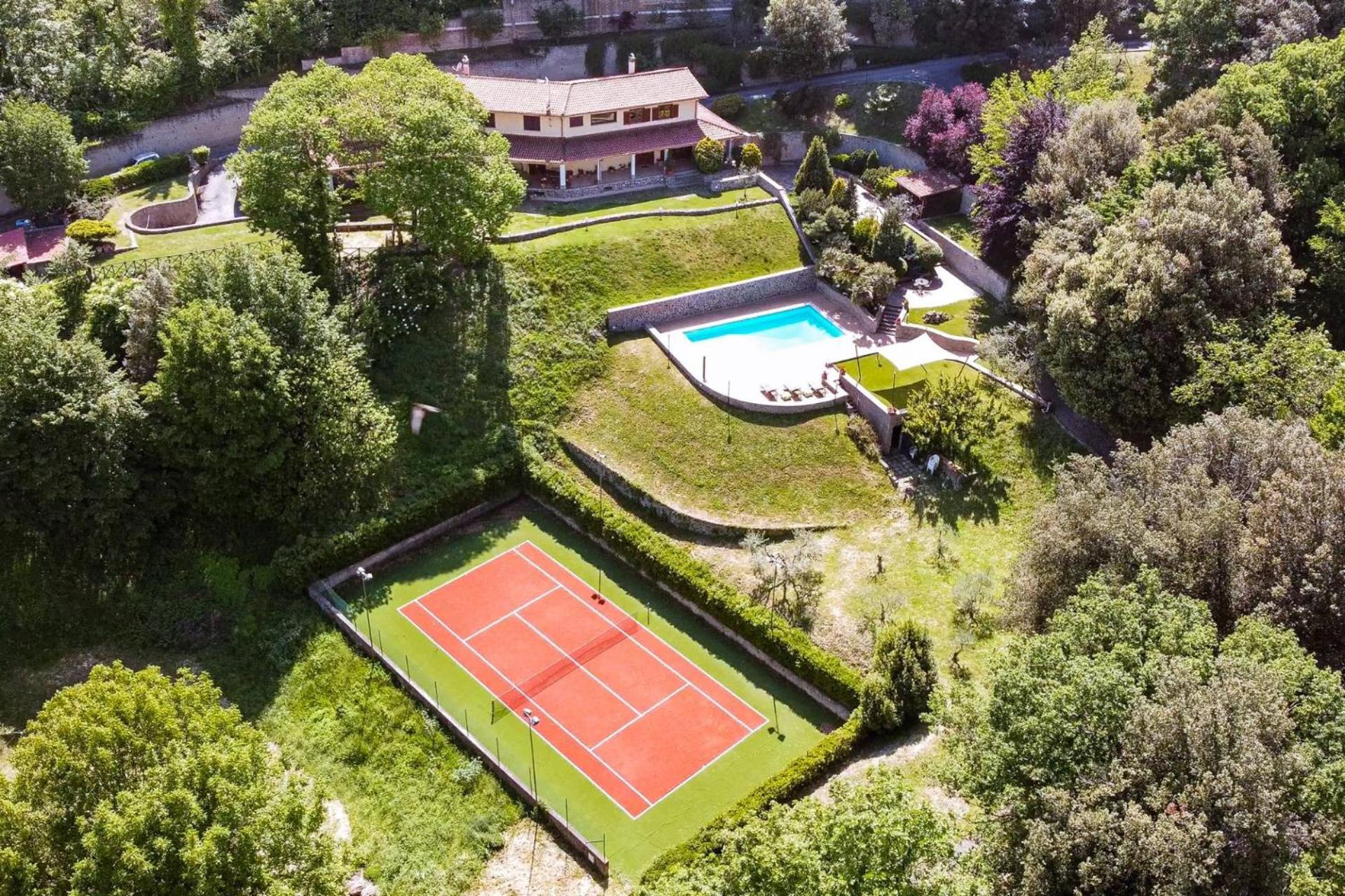Villa Carolina - Piscina E Parco Panoramico Campagnano Di Roma Εξωτερικό φωτογραφία