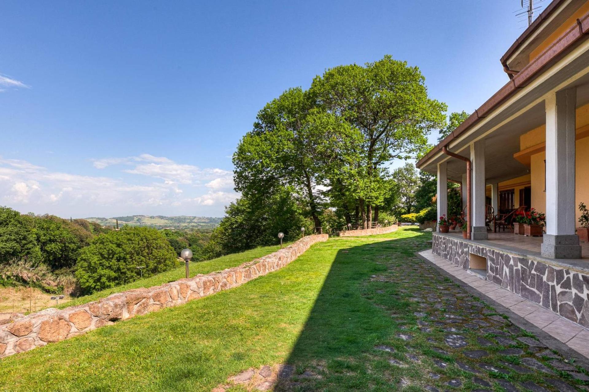 Villa Carolina - Piscina E Parco Panoramico Campagnano Di Roma Εξωτερικό φωτογραφία