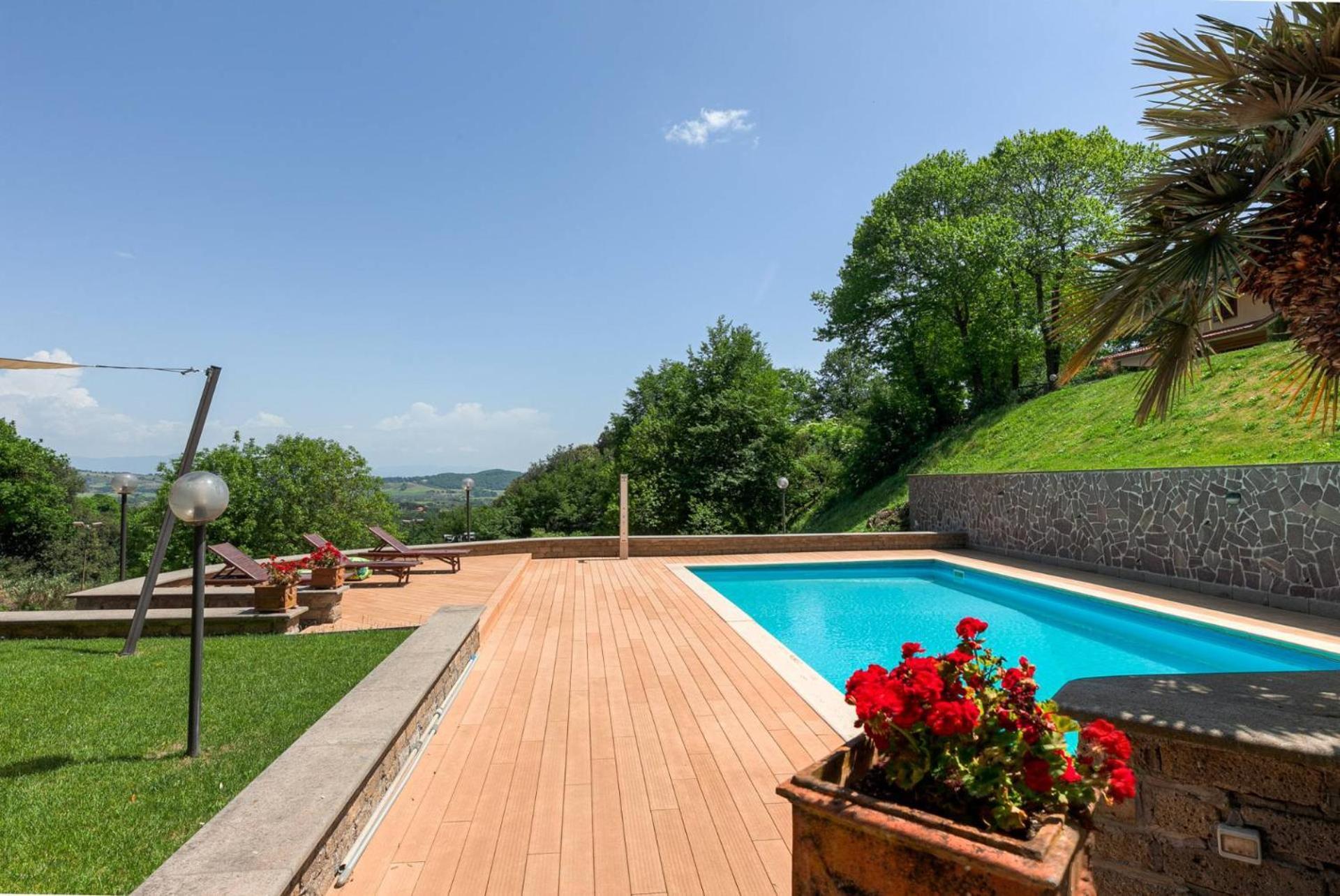 Villa Carolina - Piscina E Parco Panoramico Campagnano Di Roma Εξωτερικό φωτογραφία